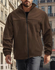 Helvano | Herrenjacke mit Stehkragen und Reissverschluss