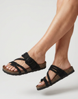 Helvano | Geflochtene Kork-Sandalen für Damen