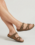 Helvano | Geflochtene Kork-Sandalen für Damen