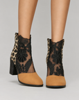 Helvano | Spitzen-Stiefeletten mit Blumenmuster für Damen