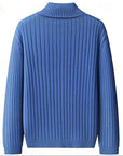 Helvano | Rippstrick-Pullover mit Stehkragen für Herren