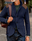 Helvano | Strukturierte Strickjacke für Herren