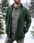 Helvano | Strickjacke mit Schalkragen für Herren