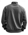 Helvano | Troyer-Sweatshirt mit Viertel-Zip für Herren
