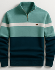 Helvano | Herren-Pullover mit Zip-Kragen