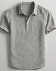 Helvano | Leinen-Poloshirt für Herren