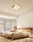 Helvano | Holz-Deckenleuchte für Wohnzimmer