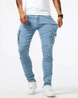 Helvano | Cargo-Jeans aus Denim für Herren