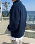 Helvano | Herren Troyer-Pullover mit Zip
