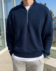 Helvano | Herren Troyer-Pullover mit Zip