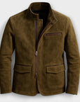 Helvano | Wildlederjacke für Herren in Braun