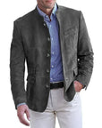 Helvano | Herren-Blazer mit Stehkragen