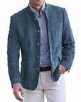 Helvano | Herren-Blazer mit Stehkragen
