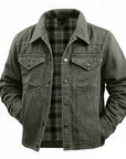 Helvano | Gefütterte Trucker-Jacke für Herren