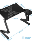 Helvano | Ergonomischer Laptopständer 360° drehbar