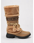Helvano | Wadenhohe Boho-Winterstiefel für Damen
