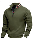Helvano | Troyer Strickpullover mit Stehkragen für Herren