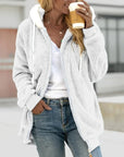 Helvano | Extra warmer Teddy-Fleece Zip-Hoodie für Damen