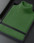 Helvano | Rippstrick-Pullover mit Stehkragen für Herren