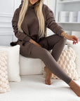 Helvano | Damen Hoodie & Leggings Set 2-teilig