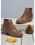 Helvano | Cut-out Stiefeletten mit niedrigem Absatz für Damen