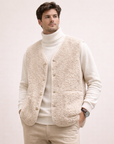 Helvano | Herren Teddy-Fleece Weste