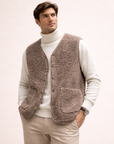 Helvano | Herren Teddy-Fleece Weste