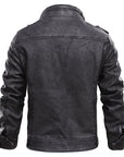 Helvano | Lederjacke für Herren in Schwarz