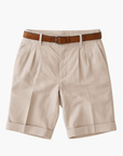 Helvano | Herren-Set mit Stehkragen-Hemd und Shorts
