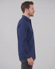 Helvano | Slim-Fit Herrenhemd mit langem Arm