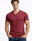 Helvano | T-Shirt für Herren mit V-Ausschnitt