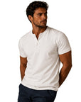 Helvano | T-Shirt mit Knopfleiste für Herren