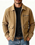 Helvano | Herrenjacke mit Rippkragen