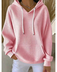 Helvano | Struktur-Hoodie mit Tunnelzug