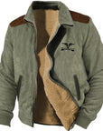 Helvano | Herren Jacke mit Fleecefutter und Reissverschluss