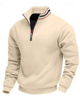 Helvano | Troyer Strickpullover mit Stehkragen für Herren