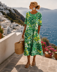Helvano | Geblümtes Midikleid für Damen