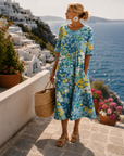 Helvano | Geblümtes Midikleid für Damen