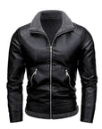 Helvano | Lederjacke mit Fleecefutter für Herren