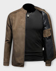 Helvano | Lederjacke für Herren in Braun