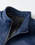 Helvano | Herren-Lederjacke mit Kragen