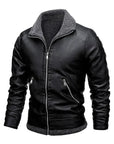 Helvano | Lederjacke mit Fleecefutter für Herren