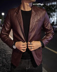 Helvano | Herren Lederjacke Business Casual