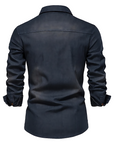 Helvano | Slim-Fit Jeanshemd für Herren