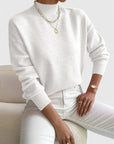 Helvano | Strickpullover mit Stehkragen für Damen