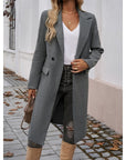 Helvano | Taillierter Longline-Mantel für Damen