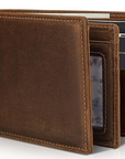 Helvano | Bifold-Portemonnaie aus Leder mit RFID-Schutz für Herren