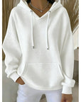 Helvano | Struktur-Hoodie mit Tunnelzug