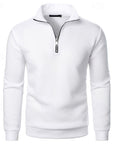 Helvano | Herren Pullover mit Stehkragen und Viertelreissverschluss
