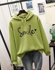 Helvano | Kapuzenpullover mit Smiley-Print für Damen